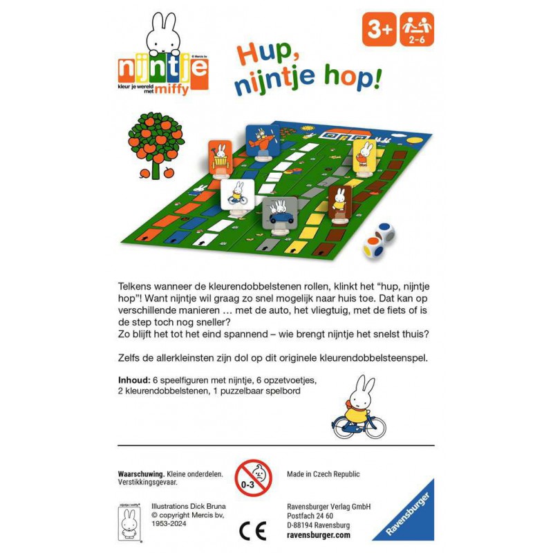 Hup Nijntje hop pocketspel, Ravensburger