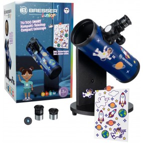 Bresser junior, compact telescoop 76/300 SMART