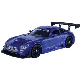 Mercedes Benz AMG GT3 (blauw), 1:24, MotorMax