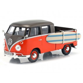 Volkswagen T1 TYPE 2 DELIVERY VAN + SURFBOARD, 1:24, MotorMax