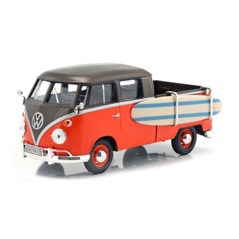 Volkswagen T1 TYPE 2 DELIVERY VAN + SURFBOARD, 1:24, MotorMax