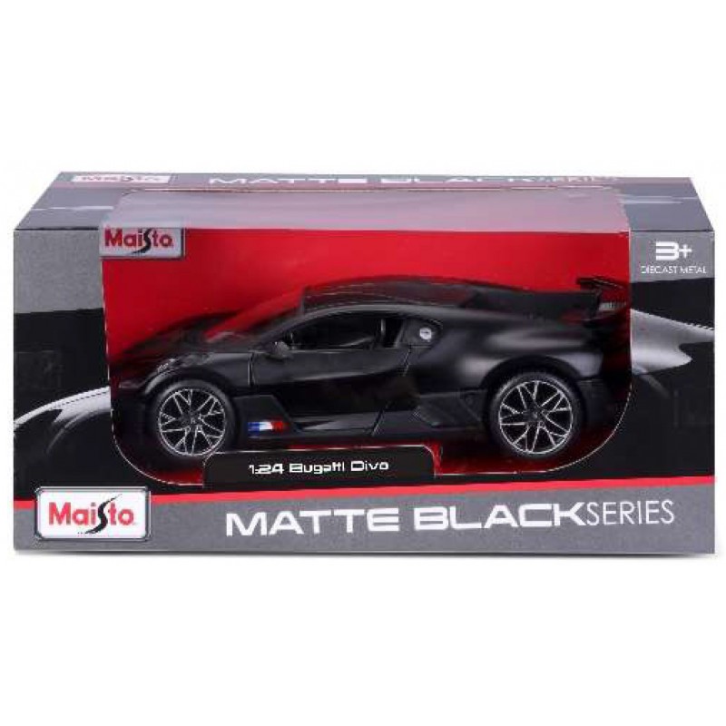 Bugatti DIVO SPECIAL EDITION (zwart), 1:24, Maisto
