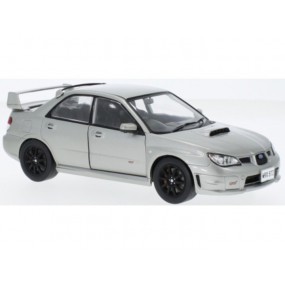 Subaru IMPREZA WRX STi 2006 (RHD) (grijs metaal), 1:24, Whitebox