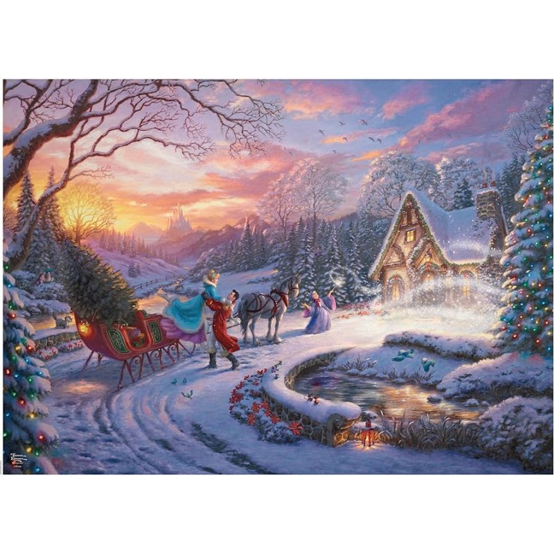 Disney Cinderella, Bringing home the tree 1000 stukjes puzzel