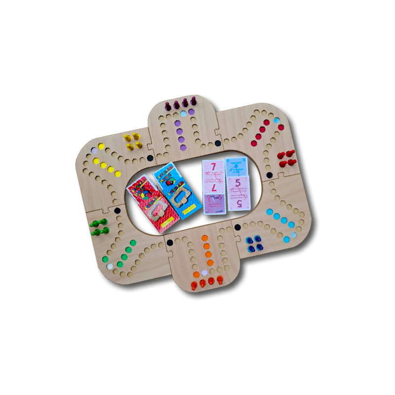 Tokkenspel 4-6 personen hout bordspel