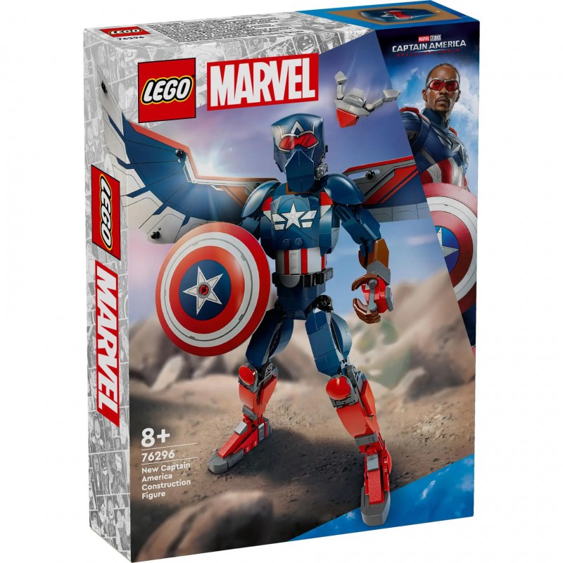 LEGO MARVEL - 76296 Nieuwe Captain America bouwfiguur