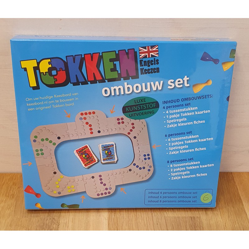 Tokken ombouwset 6 personen Kunststof