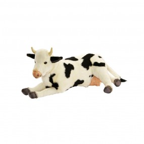 Koe zwart/wit liggend,  43cm - Hansa Creation