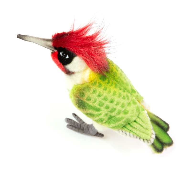Groene specht met rode kuif, 27 cm - Hansa Creation