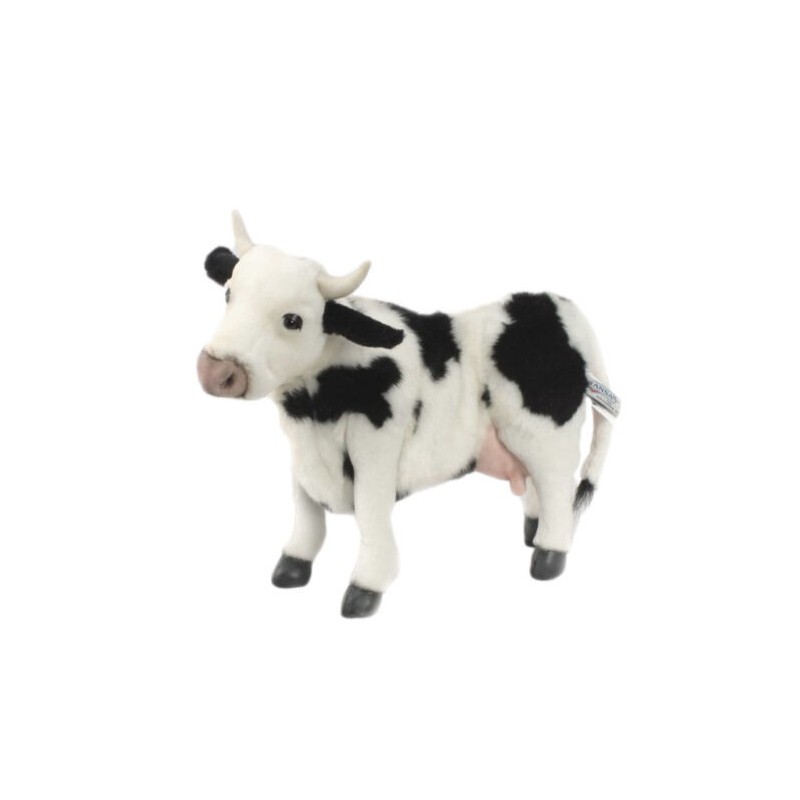 Koe zwart/wit staand,  42cm - Hansa Creation