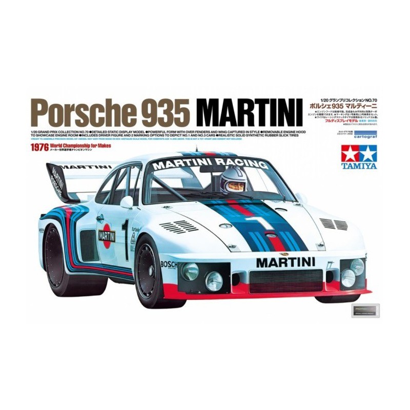 Porsche 935 Martini 1:20, Tamiya