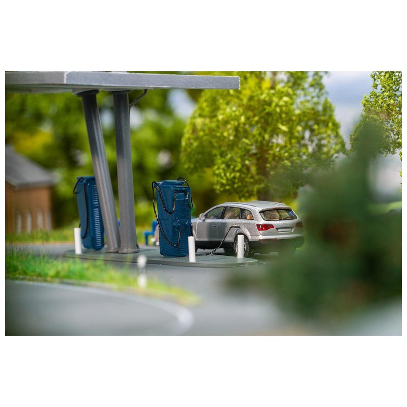 Tankstation E-Fuel, H0 1:87, Faller