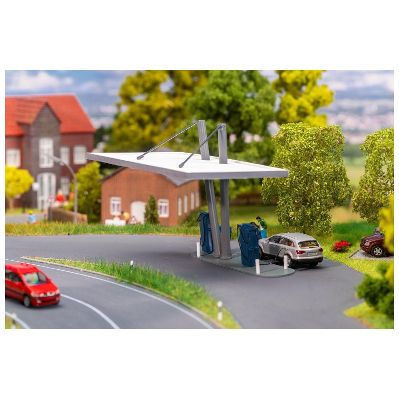 Tankstation E-Fuel, H0 1:87, Faller