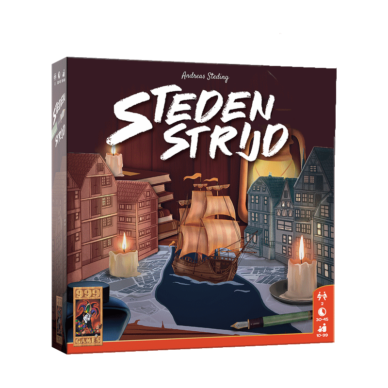 Stedenstrijd - Bordspel, 999games