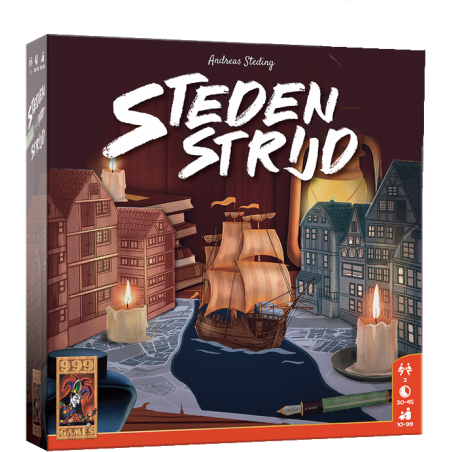 Stedenstrijd - Bordspel, 999games