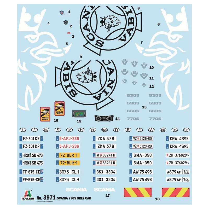 Scania 770S 4x2, 1:24, Italeri