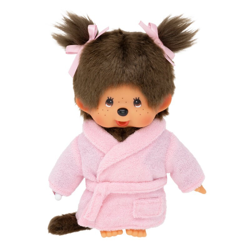 Monchhichi, Meisje in badjas (20cm)