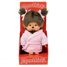 Monchhichi, Meisje in badjas (20cm)