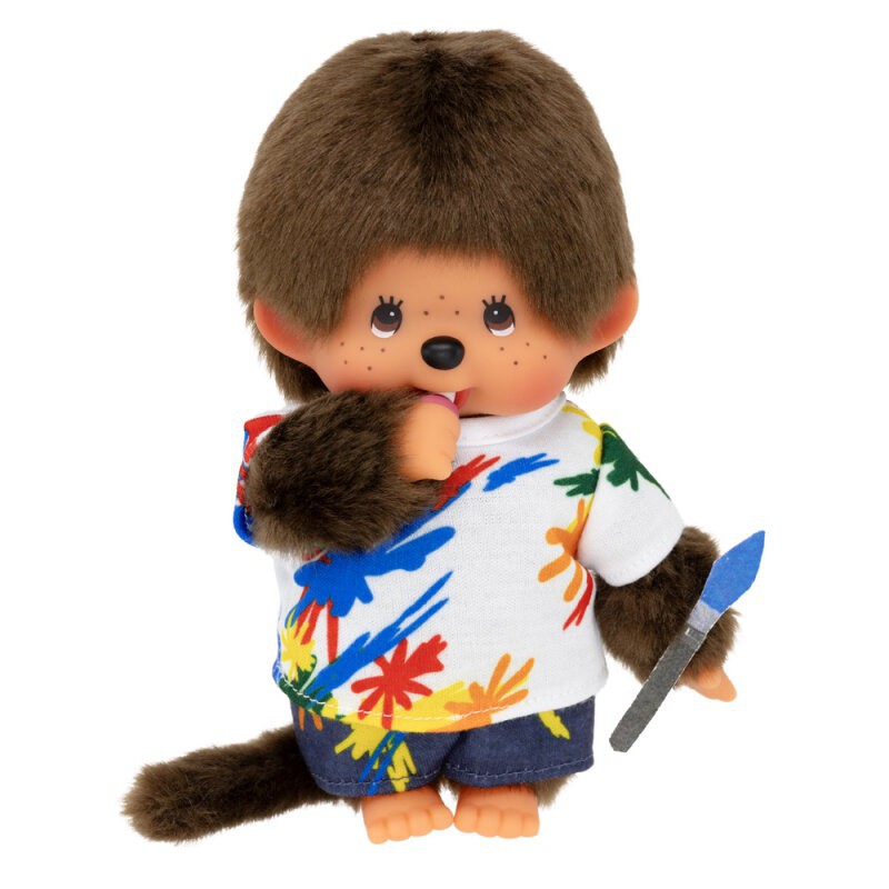 Monchhichi, Jongen kunstenaar (20cm)