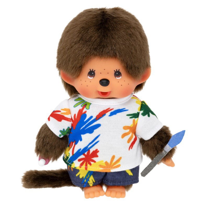 Monchhichi, Jongen kunstenaar (20cm)
