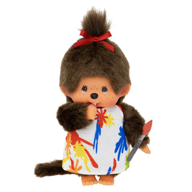 Monchhichi, Meisje kunstenaar (20cm)