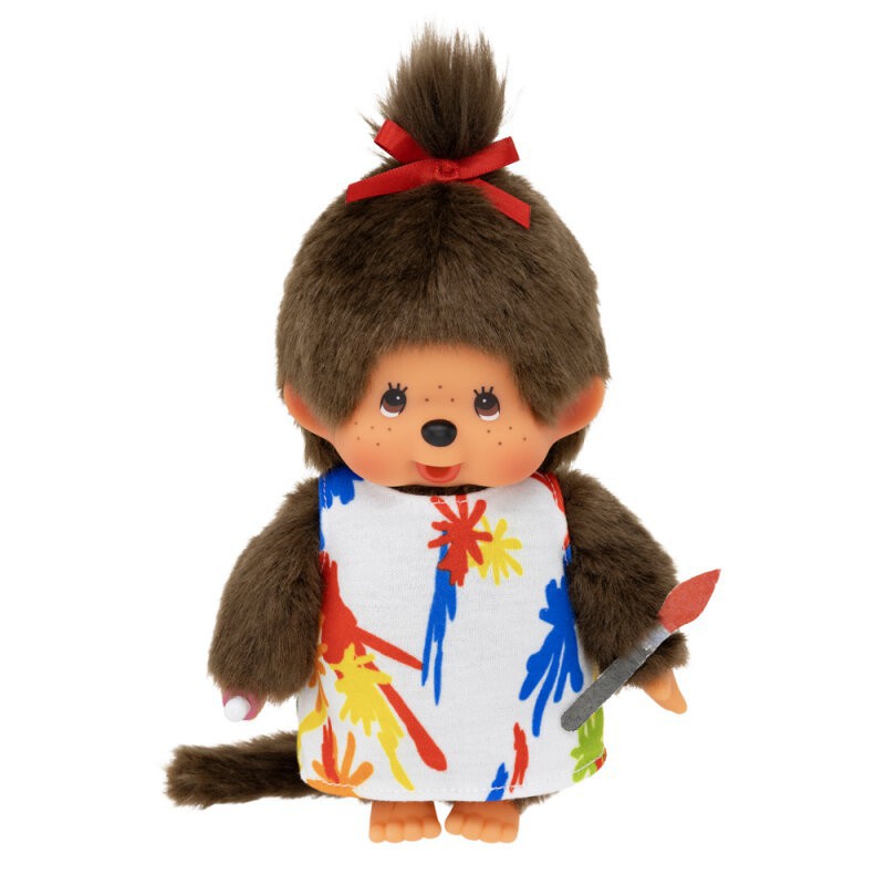 Monchhichi, Meisje kunstenaar (20cm)