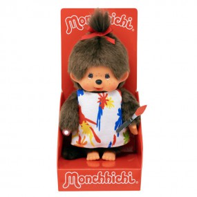 Monchhichi, Meisje kunstenaar (20cm)
