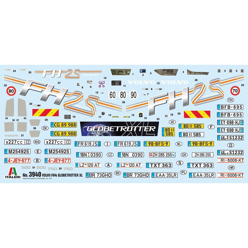 Volvo FH4 Globetrotter XL, 1:24, Italeri