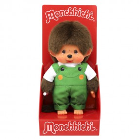 Monchhichi, Jongen tuinbroek kikker (20cm)