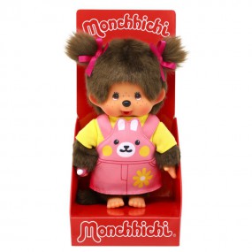 Monchhichi, Meisje jurkje konijn (20cm)