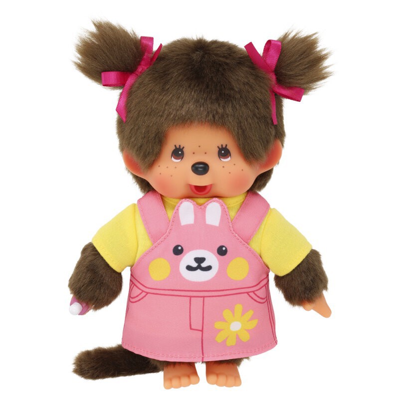 Monchhichi, Meisje jurkje konijn (20cm)