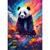 Bonte Panda 1000 stukjes Alipson puzzel