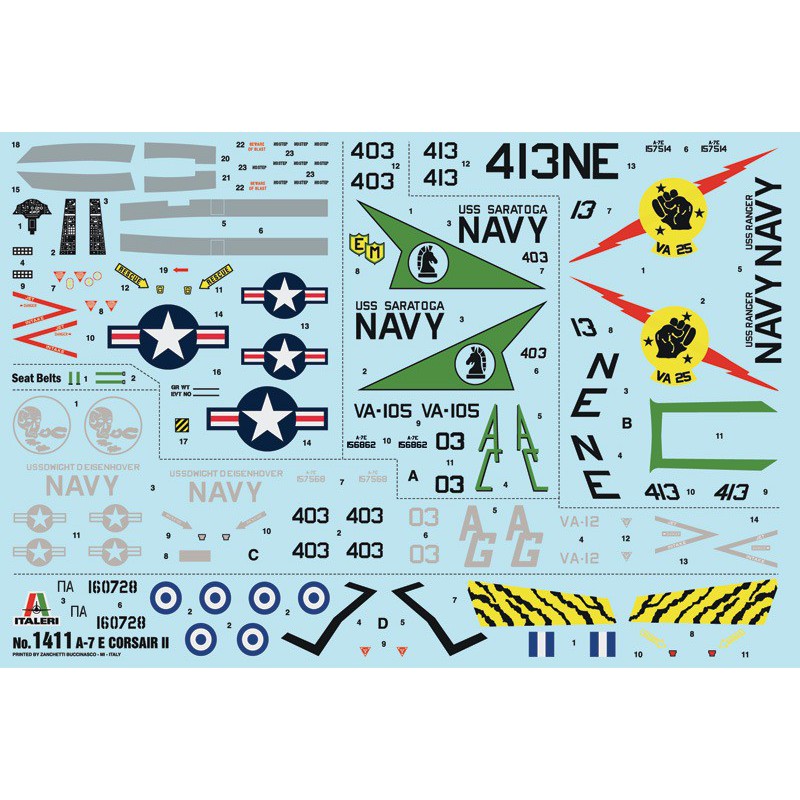 A-7E Corsair II 1:72, Italeri