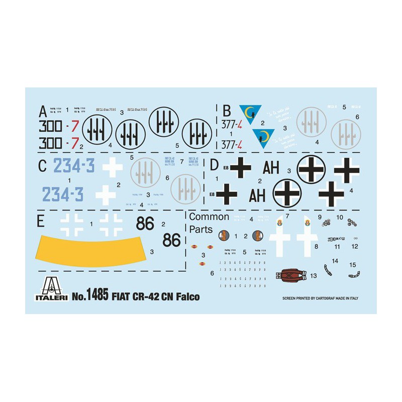 Fiat CR.42 CN Falco (night fighter) 1:72, Italeri