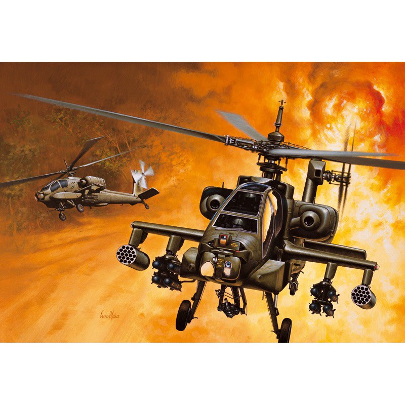 AH-64A Apache 1:72, Italeri