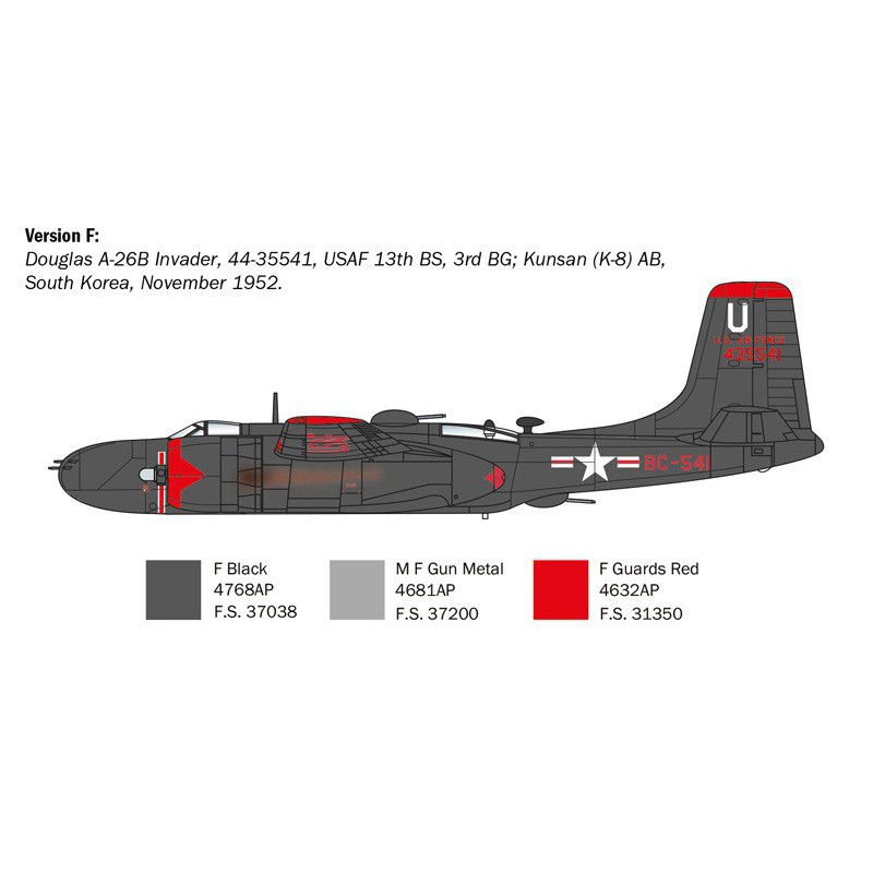 A-26 A/B Invader 1:72, Italeri