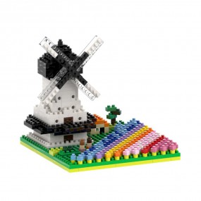 Brixies - Windmolen met tulpen, 490st