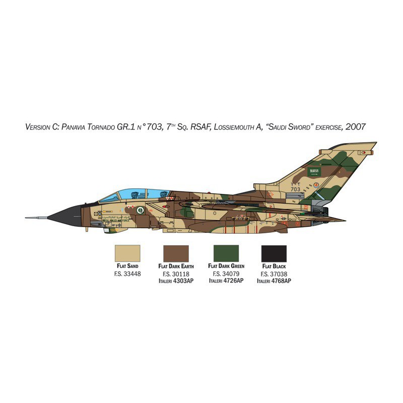 Tornado GR.1/IDS (war thunder) 1:48, Italeri