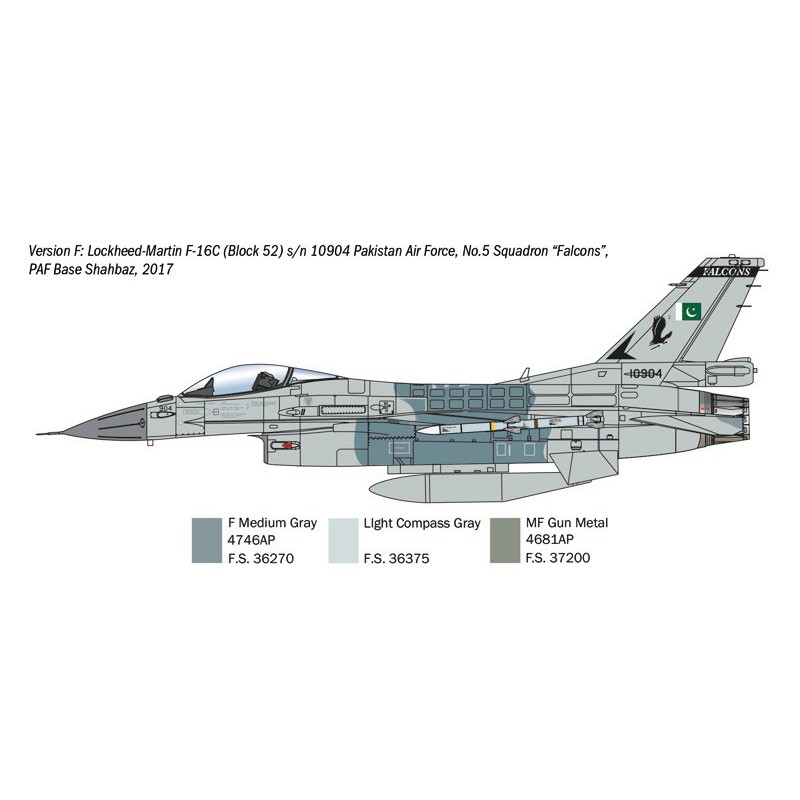 F-16C Fighting Falcon (war thunder) 1:48, Italeri