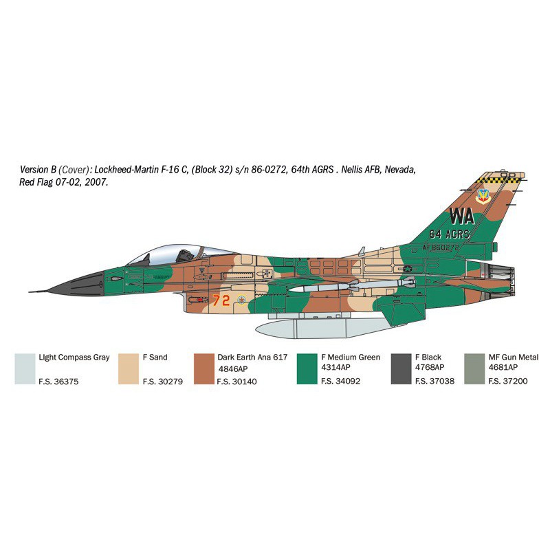F-16C Fighting Falcon (war thunder) 1:48, Italeri