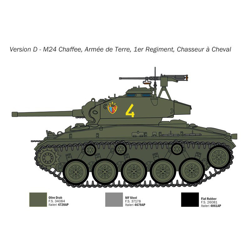 M24 Chaffee 1:35, Italeri