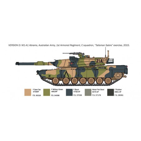 M1A1 Abrams (war thunder) 1:35, Italeri
