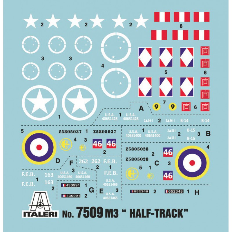 2x M3A1 Half Track 1:72, Italeri