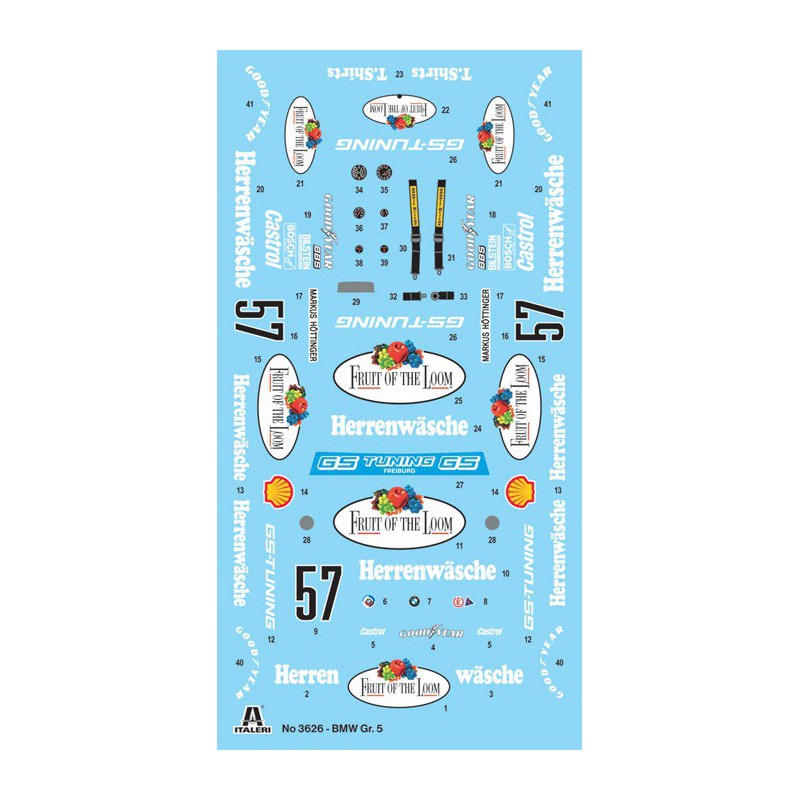 BMW 320 Gr.5 1:24, Italeri