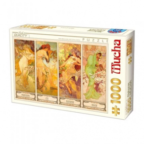 Jaargetijden- Alfons Mucha, D-Toys 1000stukjes