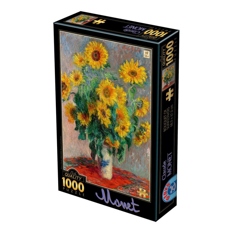 Claude Monet - Bouquet of Sunflowers, D-Toys 1000 stukjes
