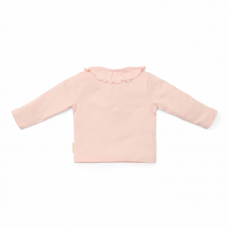 T-shirt lange mouw, lichtroze - Fairy Garden - Little Dutch