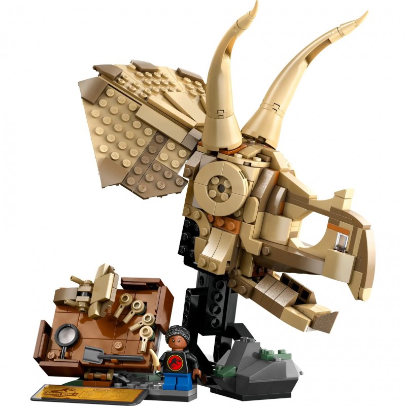 LEGO JURASSIC WORLD - 76969 Dinosaurusfossielen: Triceratops schedel