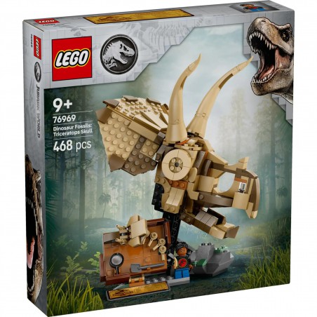 LEGO JURASSIC WORLD - 76969 Dinosaurusfossielen: Triceratops schedel
