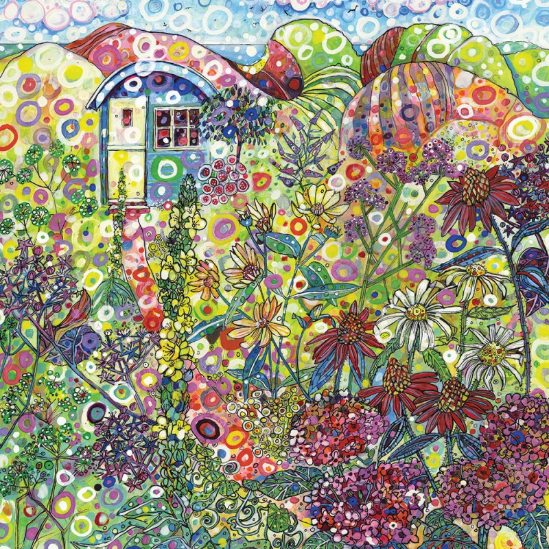 Blue shepards hut Grafika puzzel (1000)